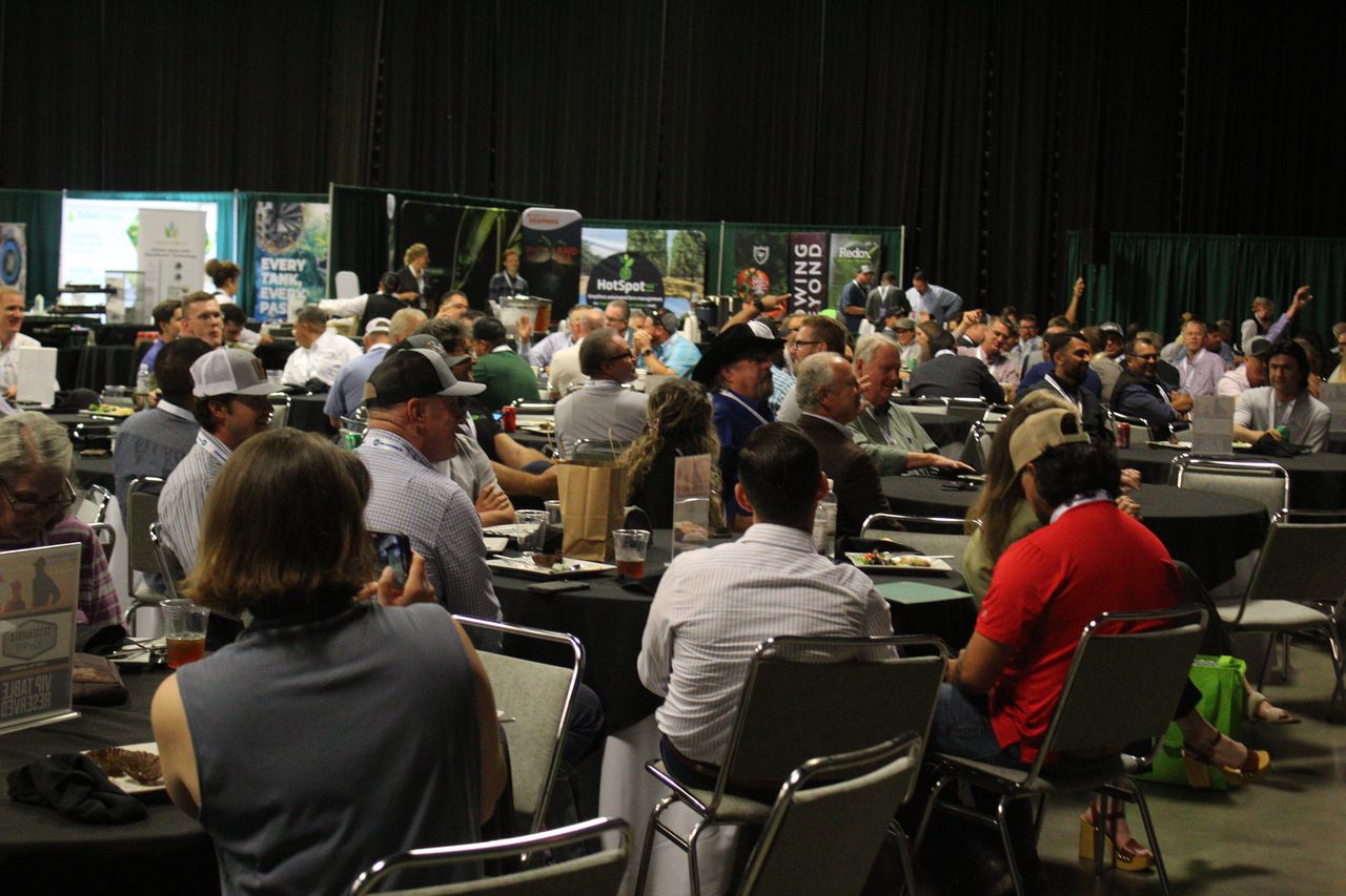 Crop advisers engaged during a session at the Crop Consultant Conference